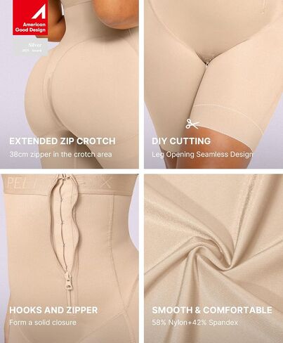 SHAPELLX Shapewear For Women Tummy Control High Waisted Body Shaper Shorts Butt Lifting Shapewear Higher Power Panties in Saudi Arabia