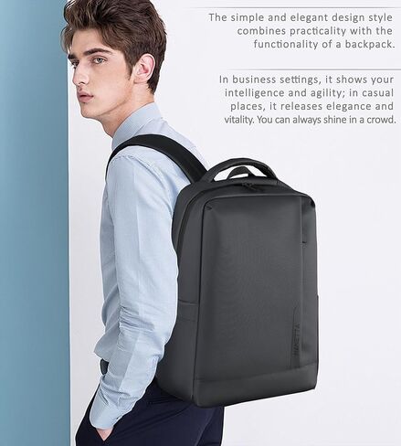 Business Backpack for Men Professional, Lightweight Laptop Backpack for 15.6in Laptop, 30L Water-proof Work Backpack Tech Bag for work, Casual Daypack in Saudi Arabia