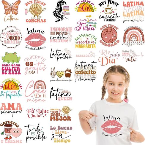Christian Iron on Transfers, 30 PCS DTF Transfers Ready to Press Iron on Patch Applique Decals, Bible Verse Heat Transfer Vinyl for T-Shirts Bag Clothing DIY Crafts in Saudi Arabia