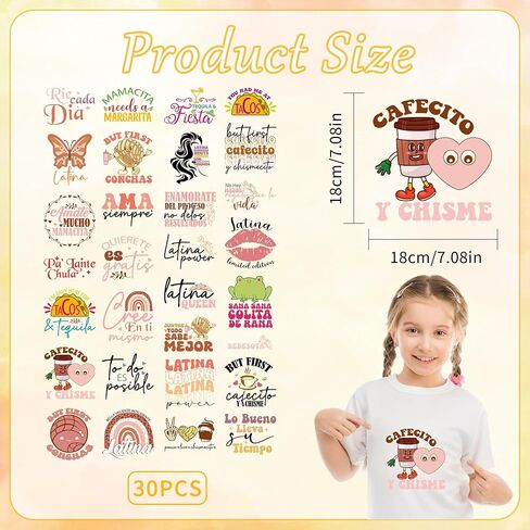 Christian Iron on Transfers, 30 PCS DTF Transfers Ready to Press Iron on Patch Applique Decals, Bible Verse Heat Transfer Vinyl for T-Shirts Bag Clothing DIY Crafts in Saudi Arabia