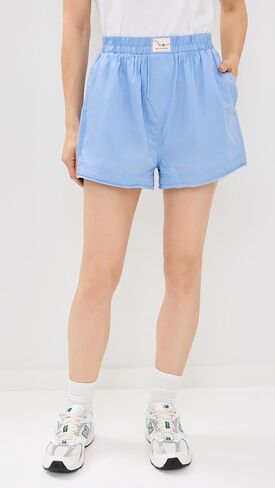 Women's Day Solid Boxer, Washed Black in Saudi Arabia