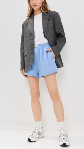 Women's Day Solid Boxer, Washed Black in Saudi Arabia