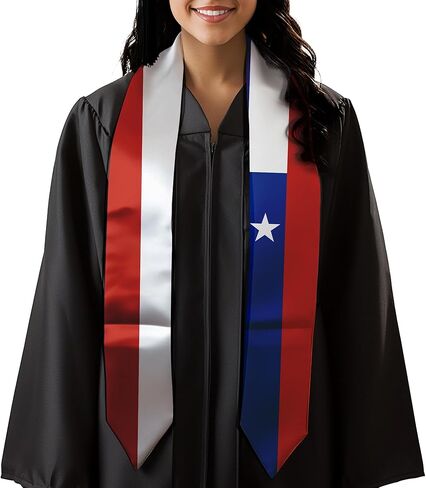 Greece Flag Graduation Sash Satin Scarf 72" Stole for Abroad Student International Study Class in Kuwait