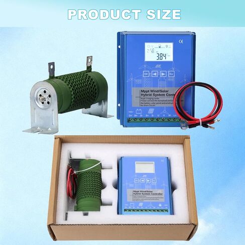 15000W Wind Solar Hybrid Charge Controller 12V 24V 48V MPPT Boost Charge Regulator with LCD Display and Dump Load ,12V/24V in Kuwait