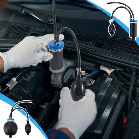 2 Pcs Universal Easy Intake Adapter Automotive Smoke Machine Inflatable Bladder Block Off Diagnostic Car Smoke Leak Tester Detector for 12V Vehicles Pipe Fuel Leakage Detection in Saudi Arabia