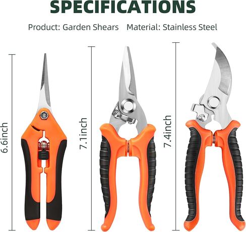 3 عبوات مقصات من الفولاذ المقاوم للصدأ ، والقطاع التقلي in Kuwait