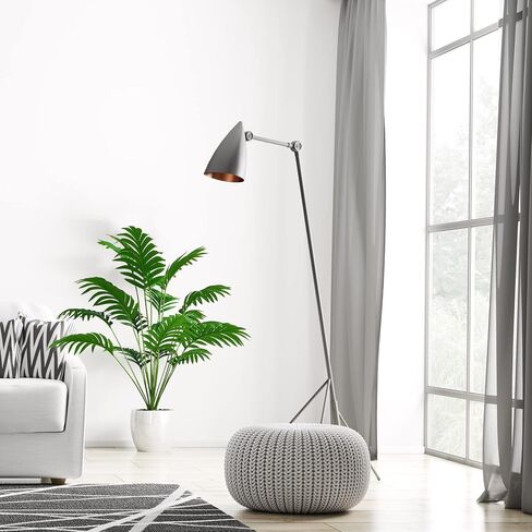Set of 2 Artificial Areca Palm Plants in Pots, 51 Inch Fake Tropical Palm Trees with Greenery Leaves and Stems, Faux Dypsis Lutescens Floor Plants for Office, Store, Garden, Home Decoration in Saudi Arabia