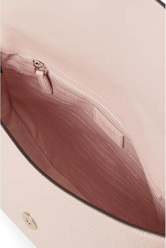 kate spade new york Hudson Pebbled Leather Flap Shoulder Bag, Pastry Pink in Kuwait