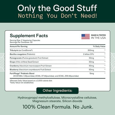 Adapt Naturals 4-in-1 Biome Protect Prebiotics, Probiotics Supplement Postbiotics & Polyphenols for Microbiome, Gut Health & Defense for Women & Men, 30 Day Supply in Saudi Arabia