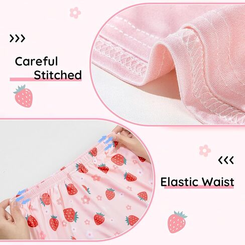 Play Tailor Girls Pajamas for Kids 2 PCS Summer Pjs Set Short Sleeve Top and Shorts Sleepwear for Teen Girl in Saudi Arabia