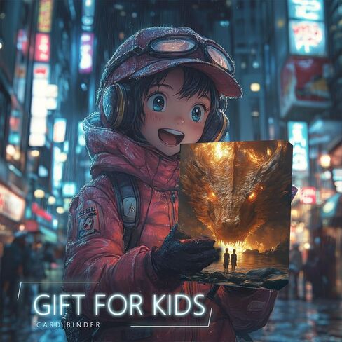 Card Binder for Cards 2Pack ، Trading Cards Binder 9 Pocket ، Collectible Card Zipper Arbouts Waterprics تناسب 980 بطاقة in Kuwait