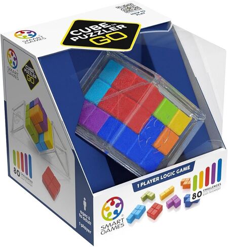 Smart Games - Cube Puzzler Pro, Puzzle Game with 80 Challenges, 10+ Years in Kuwait