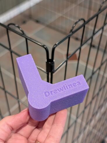 Pet Playpen Shape Keeper - 8 Brackets (4 Corner + 4 Straight) Square Rectangle Configuration Stabilizer for Wire Metal Dog Puppy Bunny Exercise Ex Pen Kennel Clamp Holder (Top or Floor Package) in Saudi Arabia