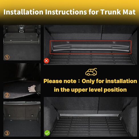 الحصير في طابق Ginowy-in-early لـ Kia Optima 2016-2020 و Hyundai Sonata 2015-2019 ، TPE All Weather Car Floor Mats Liners for Kia Optima Associory in Kuwait