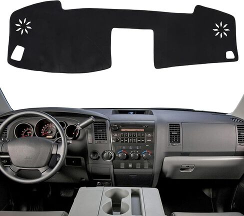 ZZEQYG Dash Cover for Jeep Grand Cherokee L 2021 2022 2023 2024 2025 Accessories Flannel Dashboard Cover Dash Mat Center Console Cover Sunshield Protector Pad in Saudi Arabia