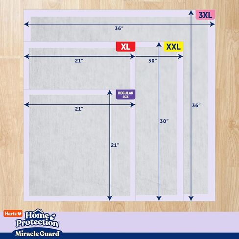 جديد! هارتز حماية المنزل حماية معجزة لافندر منصات الكلاب المعطرة ، الحجم العادي 50 العد ، والاستخدام على مدار 24 ساعة ، لن يتسرب والتخلص من الرائحة in Kuwait