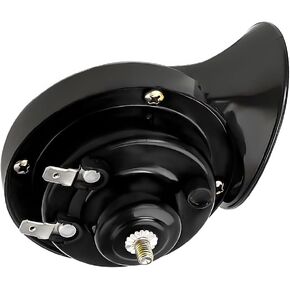 2PCS 300DB Super Loud Train Horns, 12V Waterproof Air Electric Snail Horn Replacement Kit, Universal Durable Raging Sound Air Horns for Car, Motorcycle, Truck, Marine Boat (Silver) in Kuwait