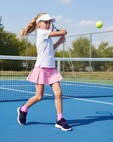 Stelle Kids Shoes Boys Girls Running Sneakers Athletic Lightweight Breathable Non Slip Walking Tennis Shoes for Toddler/Little Kid/Big Kid in Saudi Arabia