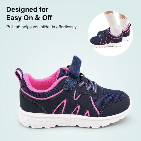 Stelle Kids Shoes Boys Girls Running Sneakers Athletic Lightweight Breathable Non Slip Walking Tennis Shoes for Toddler/Little Kid/Big Kid in Saudi Arabia