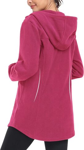 MoFiz Women's Fleece Dress Quarter Zip Winter Warm Golf Dress Jackets with Pockets in Saudi Arabia