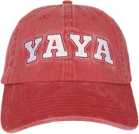 InnoBeta Yaya Gifts Cap for Grandma, Funny Adjustable Embroidered Hat Gifts for Birthday, Christmas, Grey in Saudi Arabia