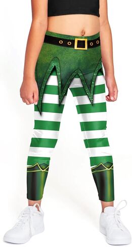 ألوان Cosplayer Halloween Legging for Kids Girls Striped Leggings Hirtfricty Pants Pants in Kuwait