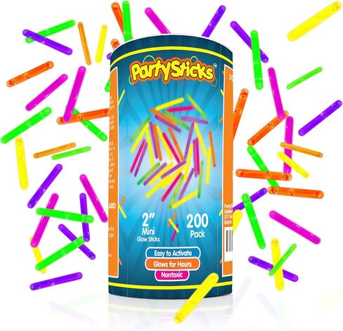 Partysticks توهج المخلوقات وخدعة الهالوين أو علاج - توهج العصي تفضل - توهج في لوازم الحفلات المظلمة - صغيرة in Kuwait