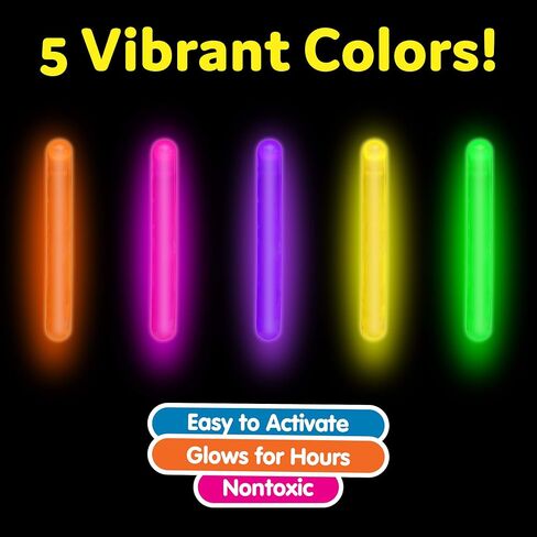 Partysticks توهج المخلوقات وخدعة الهالوين أو علاج - توهج العصي تفضل - توهج في لوازم الحفلات المظلمة - صغيرة in Kuwait