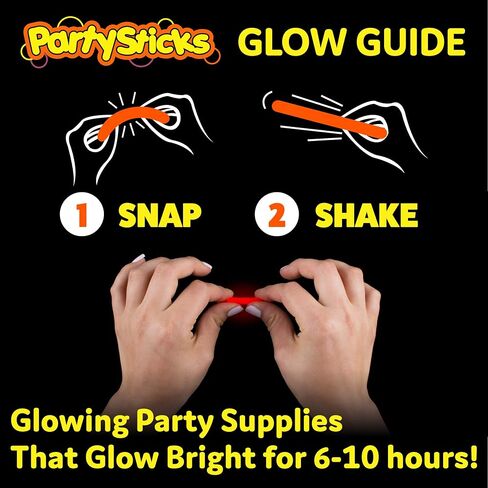 Partysticks توهج المخلوقات وخدعة الهالوين أو علاج - توهج العصي تفضل - توهج في لوازم الحفلات المظلمة - صغيرة in Kuwait