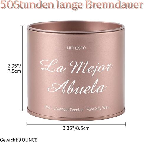 هدايا عيد ميلاد للأخوات ، هدايا الأخوات من الأخ الشقيق ، أخت إلى أخت هدية عيد الميلاد ldeas ، 9oz لافندر شمعة شكر الشكر in Kuwait