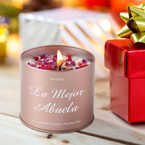 هدايا عيد ميلاد للأخوات ، هدايا الأخوات من الأخ الشقيق ، أخت إلى أخت هدية عيد الميلاد ldeas ، 9oz لافندر شمعة شكر الشكر in Kuwait