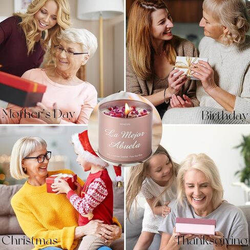 هدايا عيد ميلاد للأخوات ، هدايا الأخوات من الأخ الشقيق ، أخت إلى أخت هدية عيد الميلاد ldeas ، 9oz لافندر شمعة شكر الشكر in Kuwait