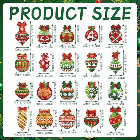 Tondiamo 20 Pcs St. Patrick's Day Diamond Painting Keychains with Tools Green Shamrock Diamond Art Keychain Hanging St. Patrick's Day Party Decorations for Kids DIY Ornaments in Kuwait