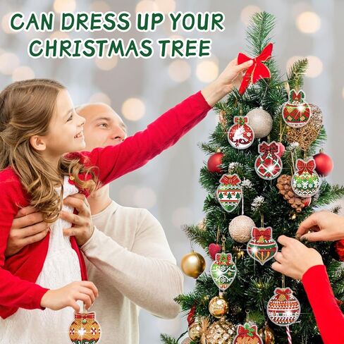 Tondiamo 20 Pcs St. Patrick's Day Diamond Painting Keychains with Tools Green Shamrock Diamond Art Keychain Hanging St. Patrick's Day Party Decorations for Kids DIY Ornaments in Kuwait