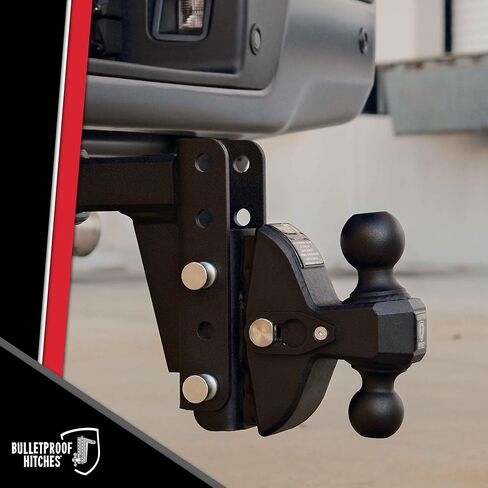 BulletProof Hitches - Extreme Duty Road Suppressor Dual Ball 2" and 2-5/16" - Suspension Hitch Rated to 36,000 lbs - Shock Absorbing Hitch Reduces Vibrations for a Smoother Ride in Saudi Arabia