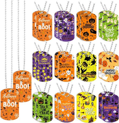 24 Piece Christian Dog Tag Necklace Set, Bible Verse Religious Necklaces for Inspirational Party Favors, Sunday School Prizes and Gifts in Kuwait