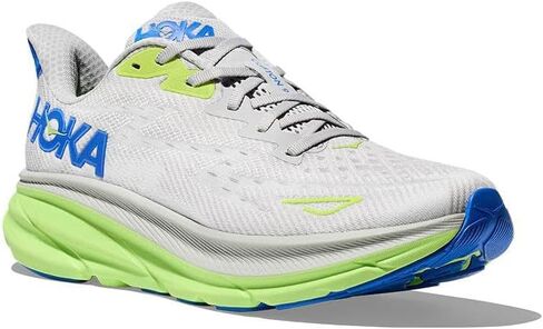 Hoka Men's Clifton 9 Sneaker, Nimbus Cloud/Steel Wool, 9 in Saudi Arabia