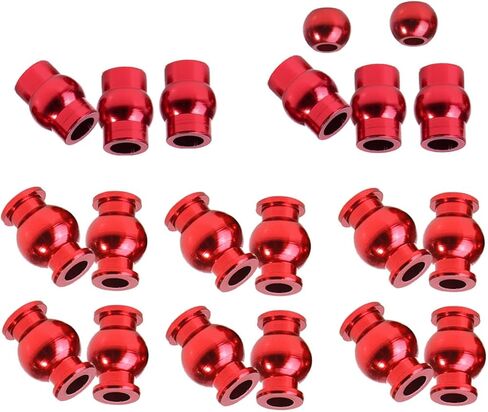 Aluminum Suspension Link Pivot Ball,Shock Pivot Ball,Steering Link Pivot Ball for 1/10 Arrma Senton Granite Big Rock Vorteks Typhon 4X4 3S&550,22 PCS Upgrades Part Hops Up,Replace AR330515,Blue in Kuwait