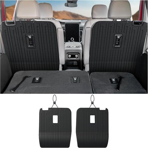 Floor Mats Cargo Mat Set for 2024 2025 GMC Acadia 7 Seats Bench Seat Accessories, All-Weather TPE Trunk Mat Cargo Liner Seat Back Covers Door Sill Guards(24-25 7 Seats-Mats Set) in Kuwait