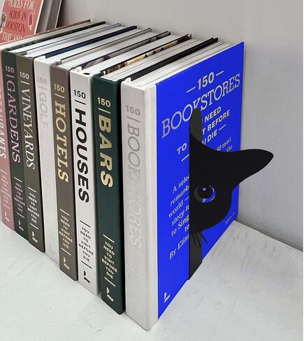 Bookends Book Book تنتهي فريدة من نوعها للأرفف ومكتب المكتب ملخص: سدادات كتاب زخرفية الحد الأدنى للقراء ديكور رف الكتب ، 1 أزواج in Kuwait