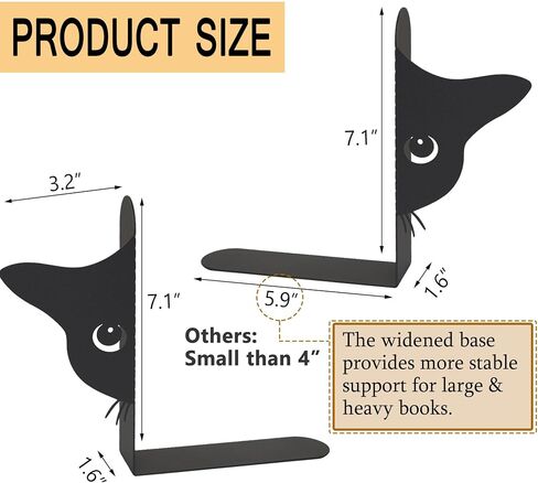 Bookends Book Book تنتهي فريدة من نوعها للأرفف ومكتب المكتب ملخص: سدادات كتاب زخرفية الحد الأدنى للقراء ديكور رف الكتب ، 1 أزواج in Kuwait