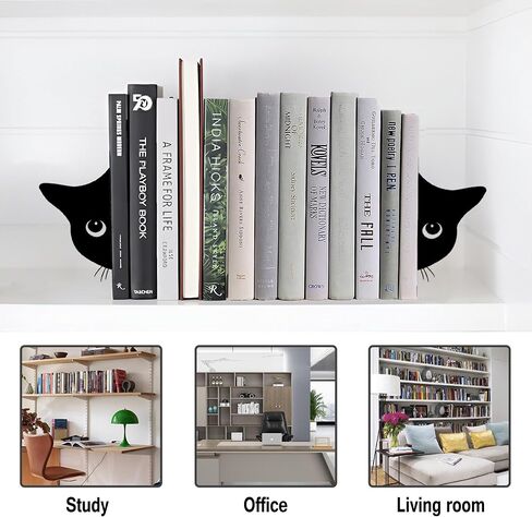 Bookends Book Book تنتهي فريدة من نوعها للأرفف ومكتب المكتب ملخص: سدادات كتاب زخرفية الحد الأدنى للقراء ديكور رف الكتب ، 1 أزواج in Kuwait