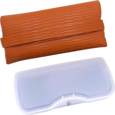 Clip on Glasses Case Pouch Hard Shell, Case for Clip on Sunglasses, Clip-on Sunglasses Clear Box, Thin Flat Glasses Storage in Kuwait