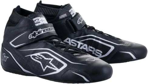 Alpinestars Driving Shoe, Tech 1-T V3, Mid-Top, SFI 3.3/5, Leather Outer, Nomex Inner, Black/Fluorescent Yellow, Size 8.5, Pair in Kuwait