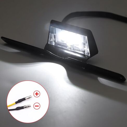 jose2015 Motorcycle License Plate Bracket Aluminum License Plate Light Bracket Motorcycle License Plate Mount Universal for Motorcycle Black 1PCS in Kuwait