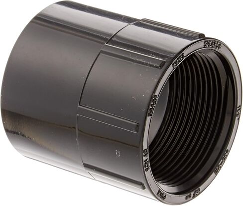 Spears 435-B Series PVC Pipe Fitting ، محول ، الجدول 40 ، أسود ، 2 "Socket X 2" NPT أنثى in Kuwait