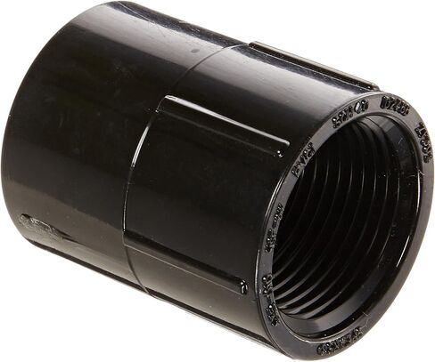 Spears 435-B Series PVC Pipe Fitting ، محول ، الجدول 40 ، أسود ، 2 "Socket X 2" NPT أنثى in Kuwait