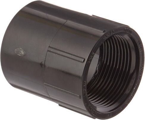 Spears 435-B Series PVC Pipe Fitting ، محول ، الجدول 40 ، أسود ، 2 "Socket X 2" NPT أنثى in Kuwait