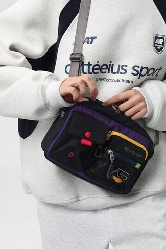 Neon Genesis Evangelion Messenger Crossbody Shoulder Bag by Fx Creations in Saudi Arabia