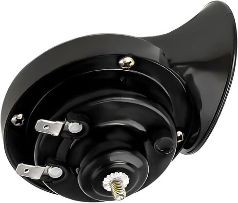 2PCS 300DB Super Loud Train Horns, 12V Waterproof Air Electric Snail Horn Replacement Kit, Universal Durable Raging Sound Air Horns for Car, Motorcycle, Truck, Marine Boat (Silver) in Kuwait